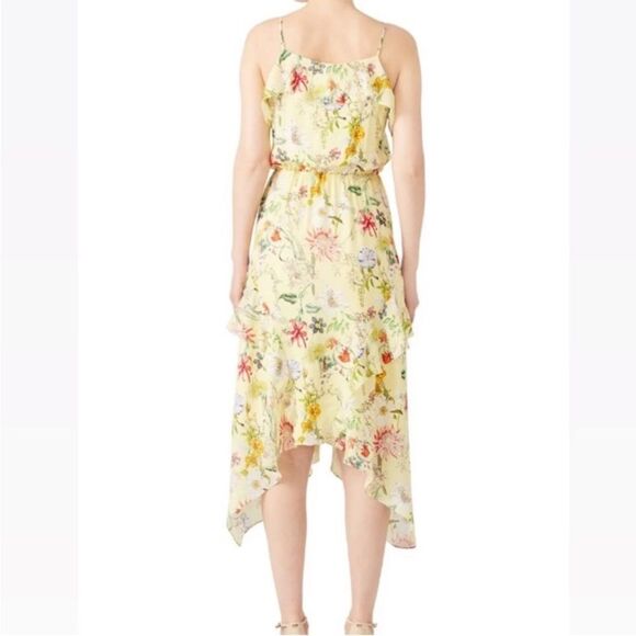 PARKER Vanna Dress in Spring Sangria - Yellow Size Small - Picture 3 of 10